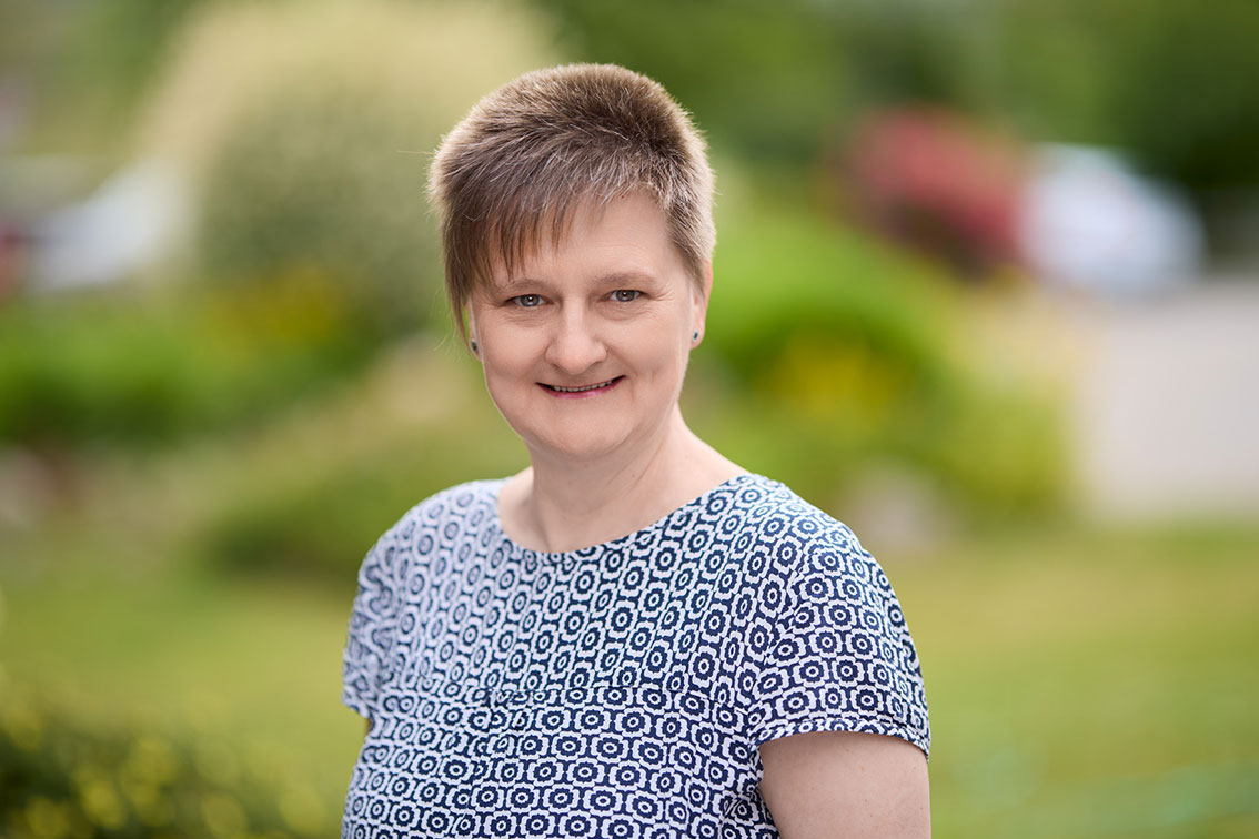 Mitarbeiterin in der Verwaltung: Cordula Schulze